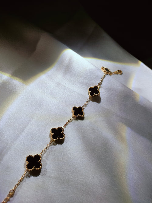 Black clover bracelet